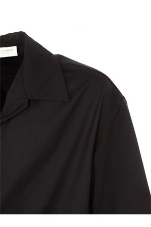 Camicia bowling nera misto lana YES LONDON | XCM7236NERO